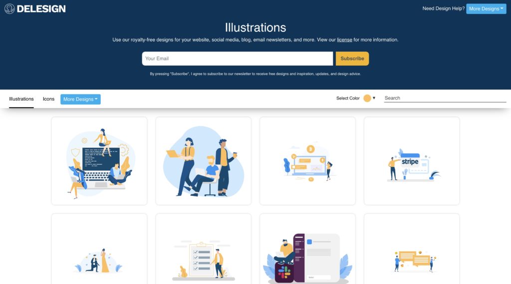 無料（フリー）で使える商用利用可能なイラスト素材サイト